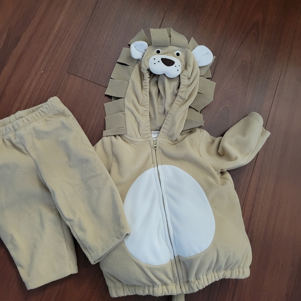 Adorable Tan Lion Kids Costume